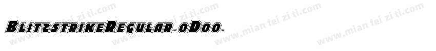 BlitzstrikeRegular-oD00字体转换