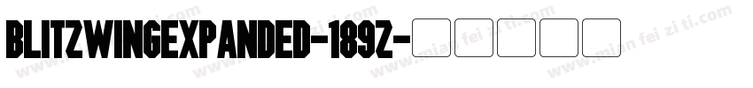 BlitzwingExpanded-189Z字体转换