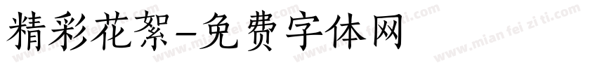 精彩花絮字体转换