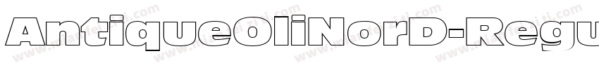 AntiqueOliNorD-Regu字体转换
