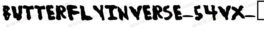 ButterflyInverse-54Vx字体转换