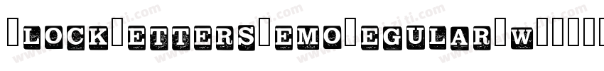 BlockLettersDemoRegular-wX4Z字体转换
