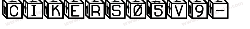 cikers05v9字体转换