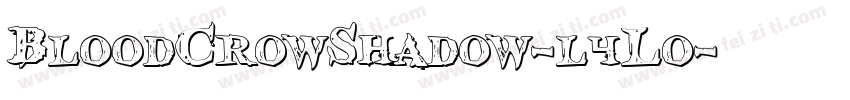 BloodCrowShadow-l4L0字体转换