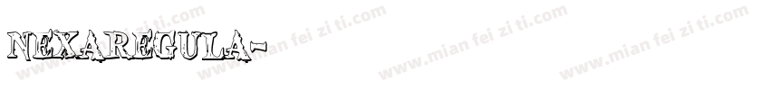 nexaregula字体转换