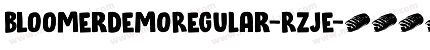 BloomerDemoRegular-RZJe字体转换
