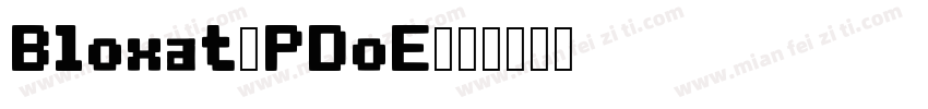 Bloxat-PDoE字体转换
