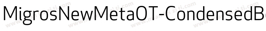 MigrosNewMetaOT-CondensedBook字体转换