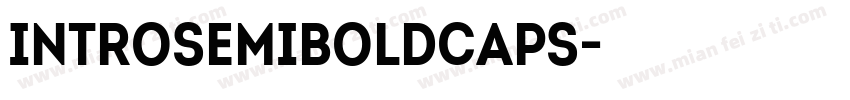 IntroSemiBoldCaps字体转换
