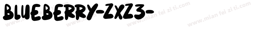Blueberry-ZxZ3字体转换