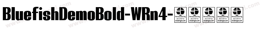 BluefishDemoBold-WRn4字体转换