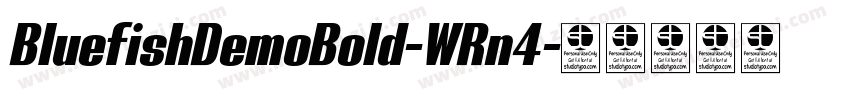 BluefishDemoBold-WRn4字体转换