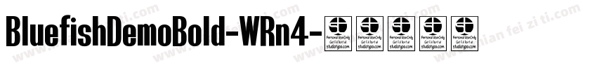 BluefishDemoBold-WRn4字体转换