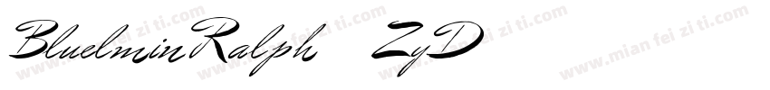 BluelminRalph-7ZyD字体转换