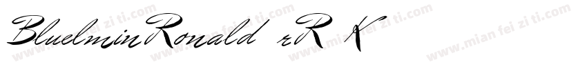 BluelminRonald-rR5K字体转换