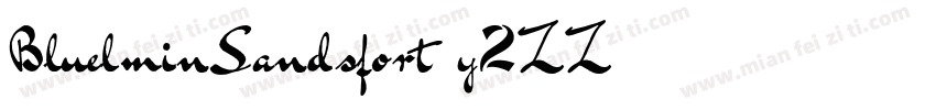 BluelminSandsfort-y2ZZ字体转换
