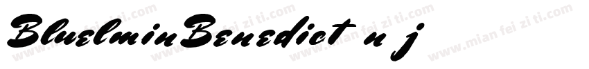 BluelminBenedict-n6j4字体转换
