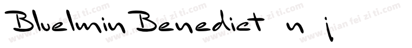 BluelminBenedict-n6j4字体转换