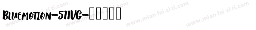 Bluemotion-511VG字体转换