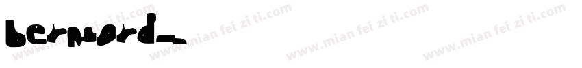 BERNORD字体转换