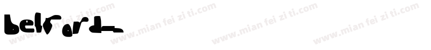 Belford字体转换