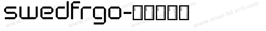 SWEDFRGO字体转换