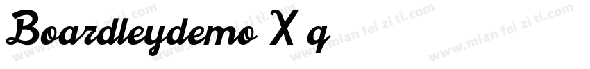 Boardleydemo-X3q99字体转换