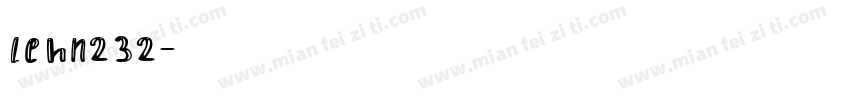LEHN232字体转换