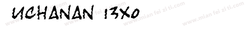 Buchanan-13x0字体转换