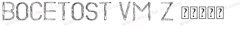 BocetoSt-Vm6z字体转换