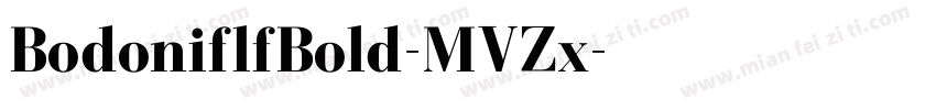 BodoniflfBold-MVZx字体转换