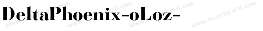 DeltaPhoenix-oLoz字体转换