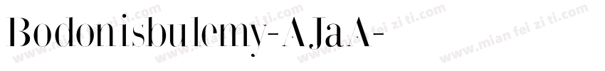 Bodonisbulemy-AJaA字体转换