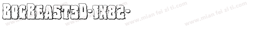BogBeast3D-1x82字体转换