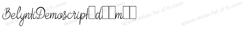 BelyntiDemoScript-d99m7字体转换