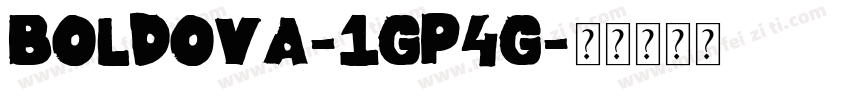 Boldova-1GP4g字体转换
