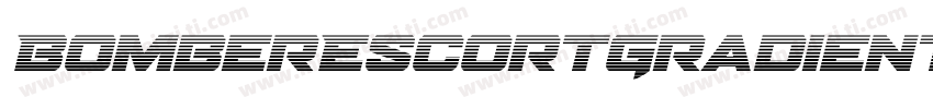 BomberEscortGradientItalic-DOL7m字体转换