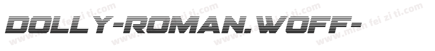 dolly-roman.woff字体转换