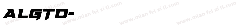 ALGTD字体转换