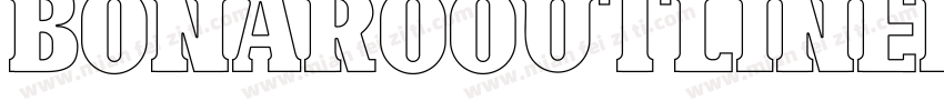 BonaroOutlineItalicDemoOutlineItalic-X3G6P字体转换