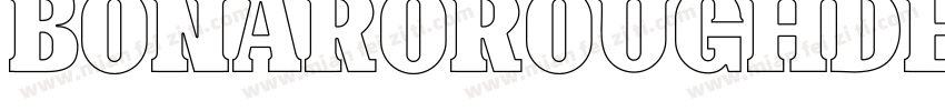 BonaroRoughDemoRough-gxw64字体转换