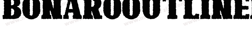 BonaroOutlineDemoOutline-L3V65字体转换