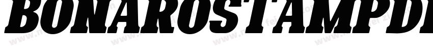 BonaroStampDemoStamp-eZ96l字体转换