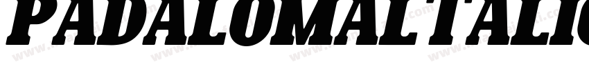 Padalomaltalic字体转换