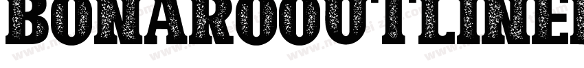 BonaroOutlineDemoOutline-L3V65字体转换