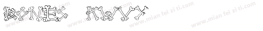 Bones2-KWvy字体转换