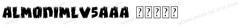 AlmoniMLv5AAA字体转换