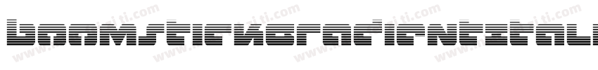 BoomstickGradientItalic-gV04字体转换