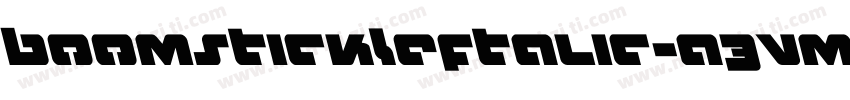 BoomstickLeftalic-a3Vm字体转换