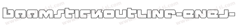 BoomstickOutline-EnEj字体转换